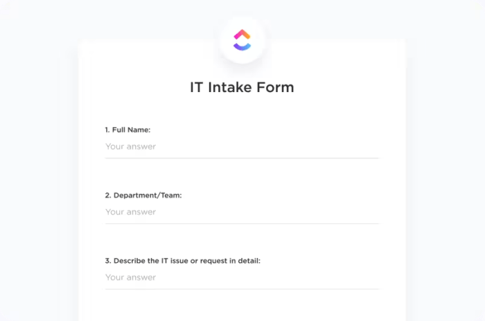 How to Optimize Your Project Intake Process | ClickUp