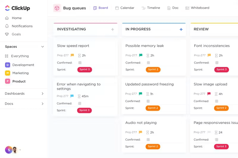 ClickUp’s Software Team Management Platform