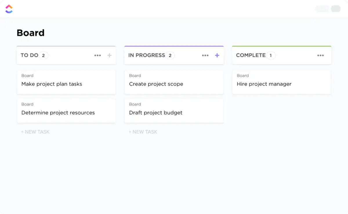 ClickUp’s Kanban Boards