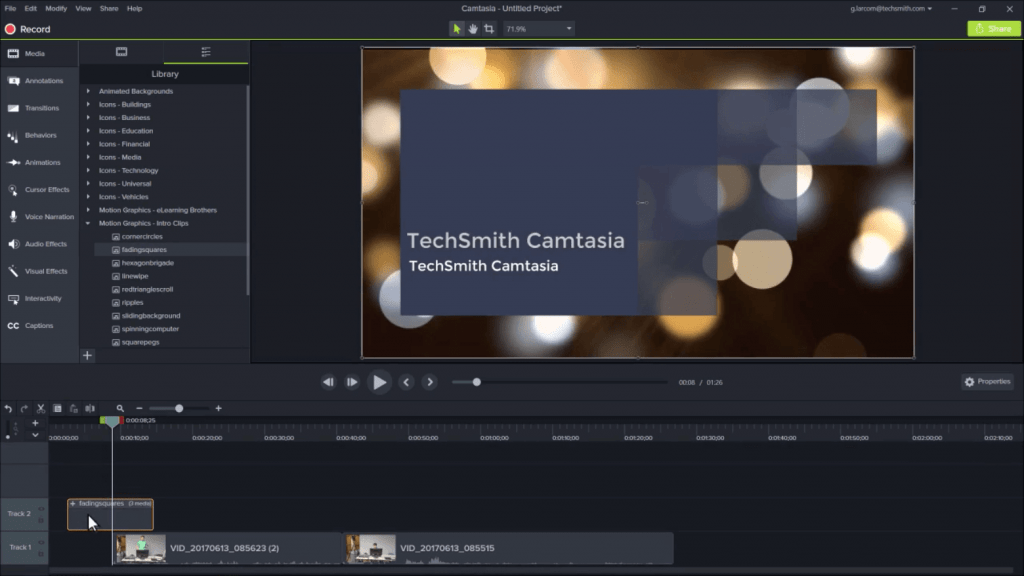 Camtasia Video Editor