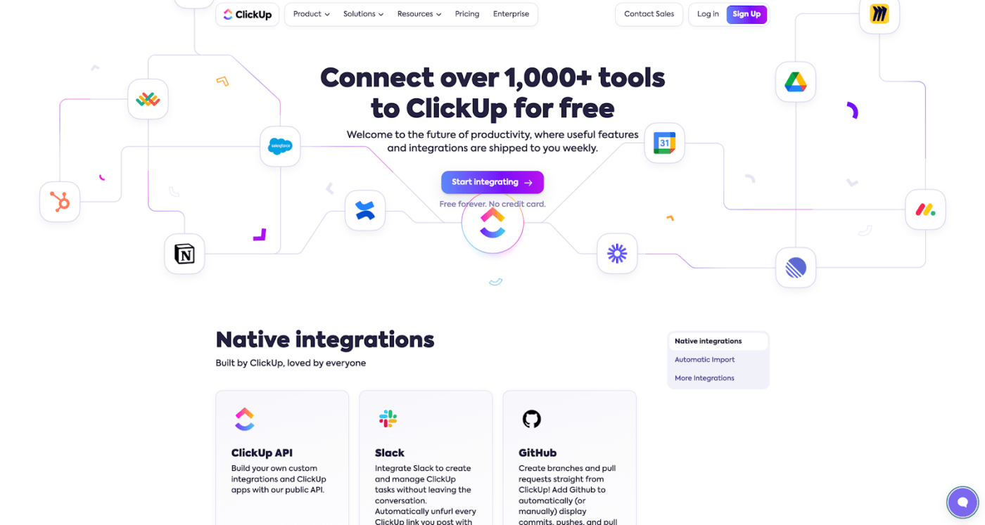 ClickUp Integrations