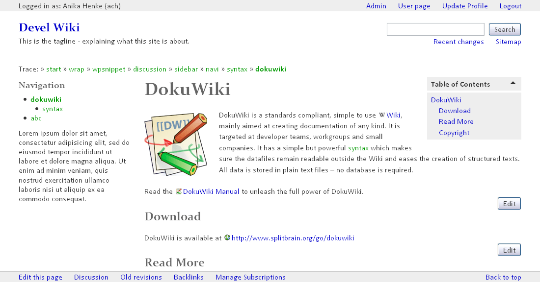 DocuWiki