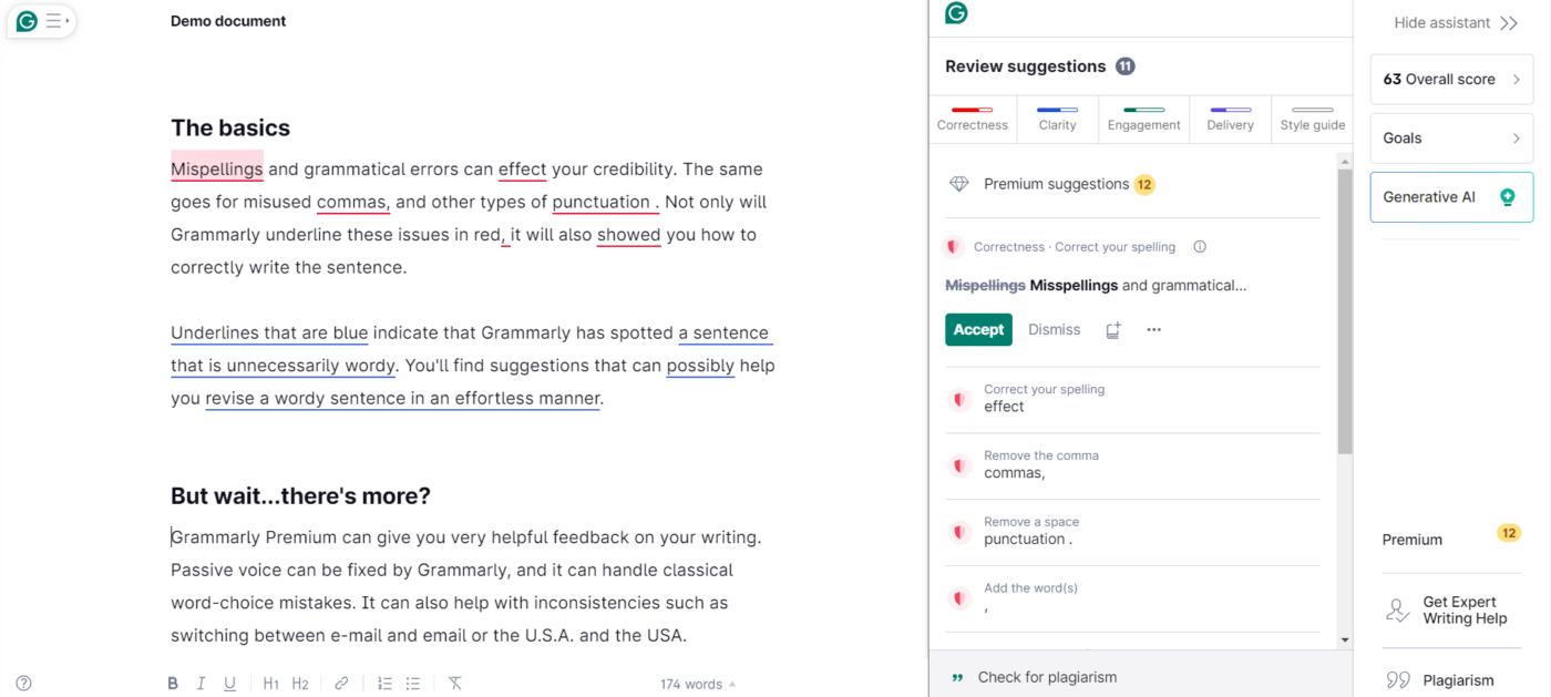 Grammarly ocupa un lugar destacado entre las herramientas de comunicación de IA para la gramática