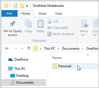 Navigate to the Notebooks folder 