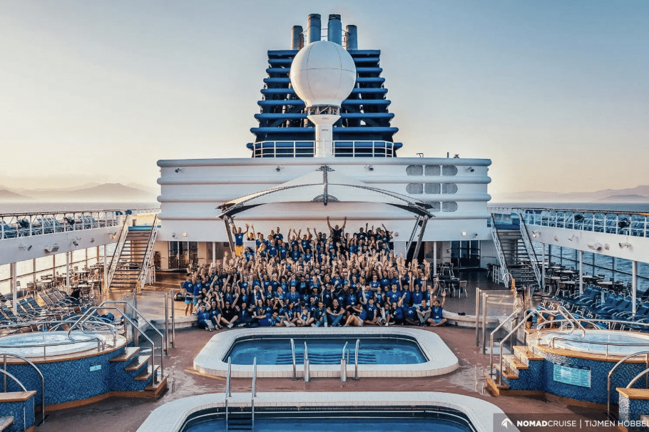 Photo of a group on a cruise 