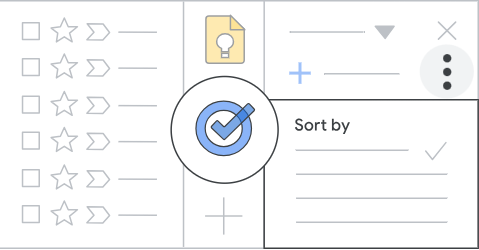 Sort tasks by date in Google Tasks