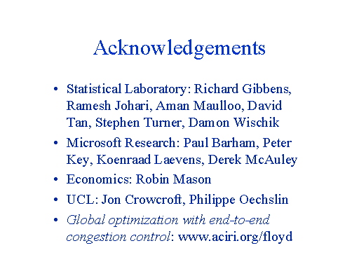 Acknowledgement example