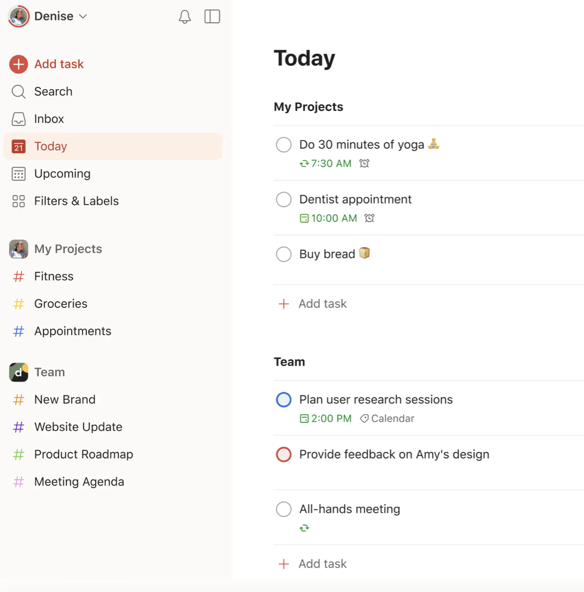 Todoist Dashboard