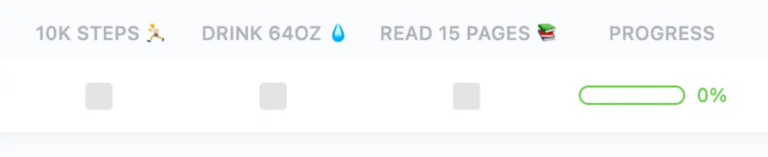 ClickUp Personal Habit Tracker Template