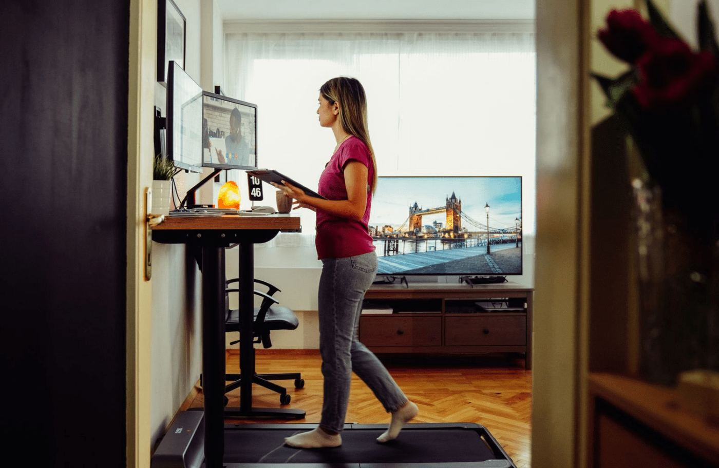 Exercise desks