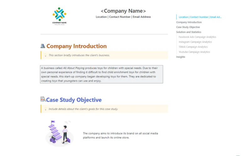 ClickUp Case Study Template