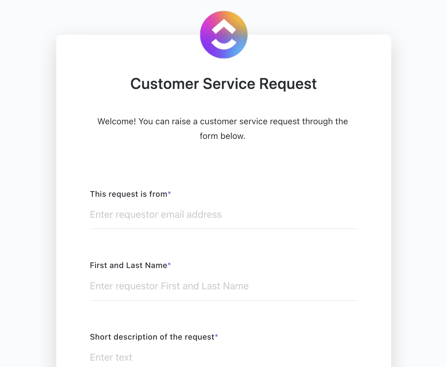 Track incoming support tickets, offer on-time resolutions, and collect feedback using the Customer Service Management Template by ClickUp
