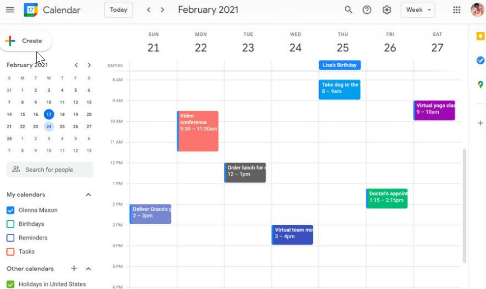 Google Calendar 