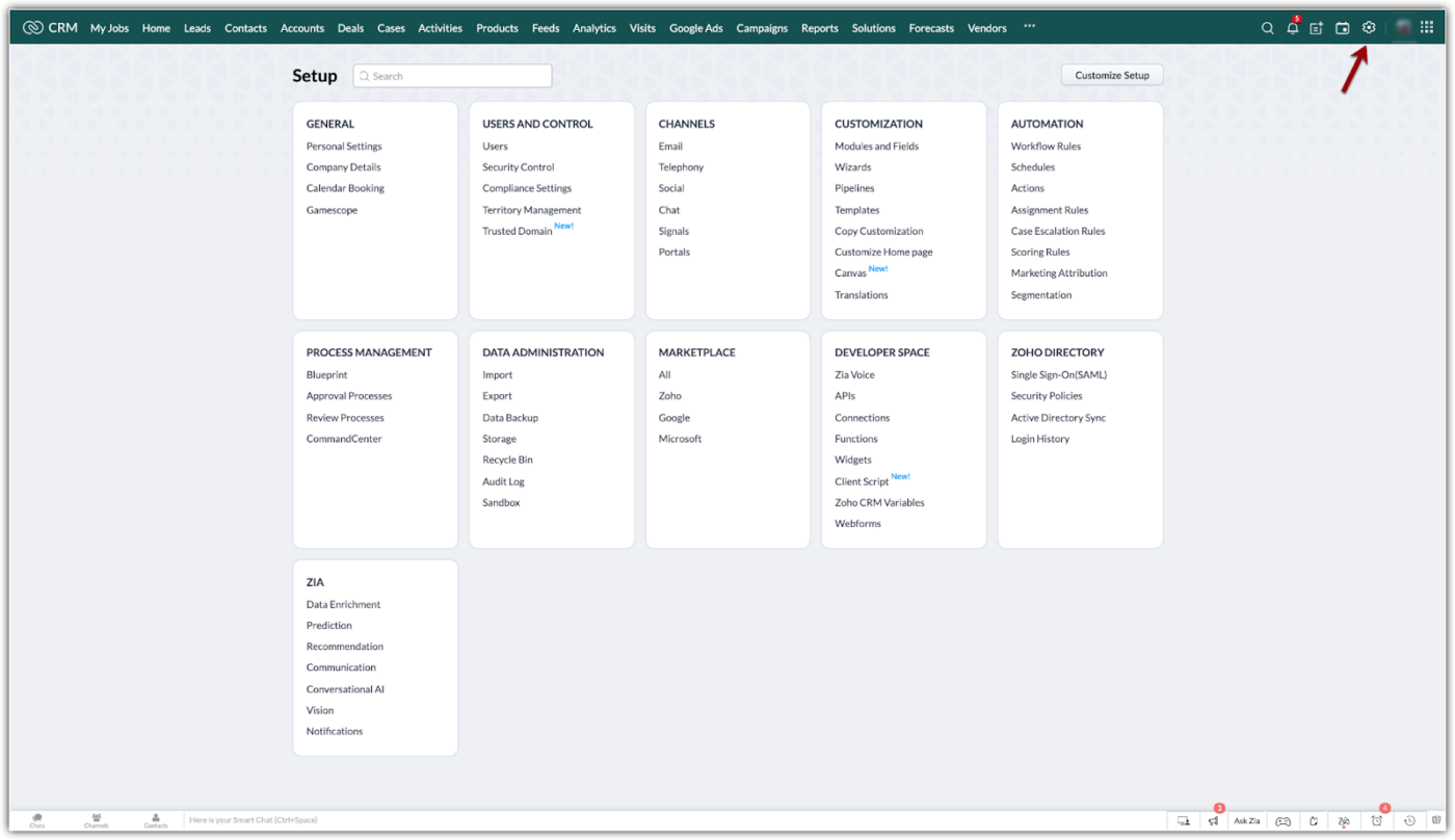 Zoho CRM