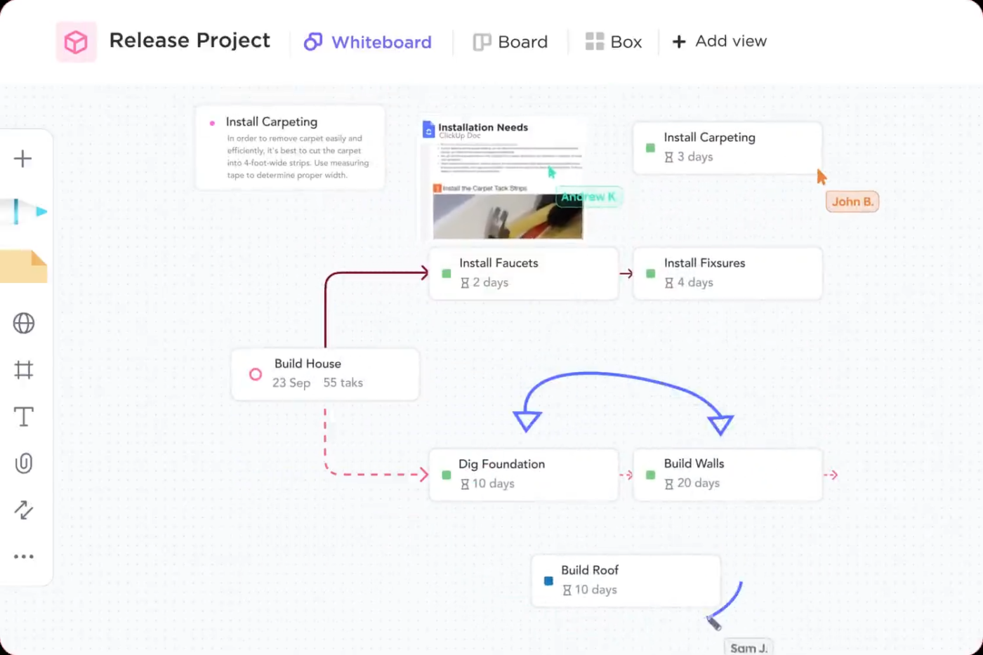 ClickUp Whiteboard