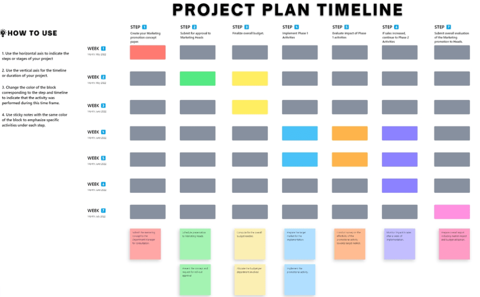 Access all project-related information on a centralized location with ClickUp's Project Timeline Template