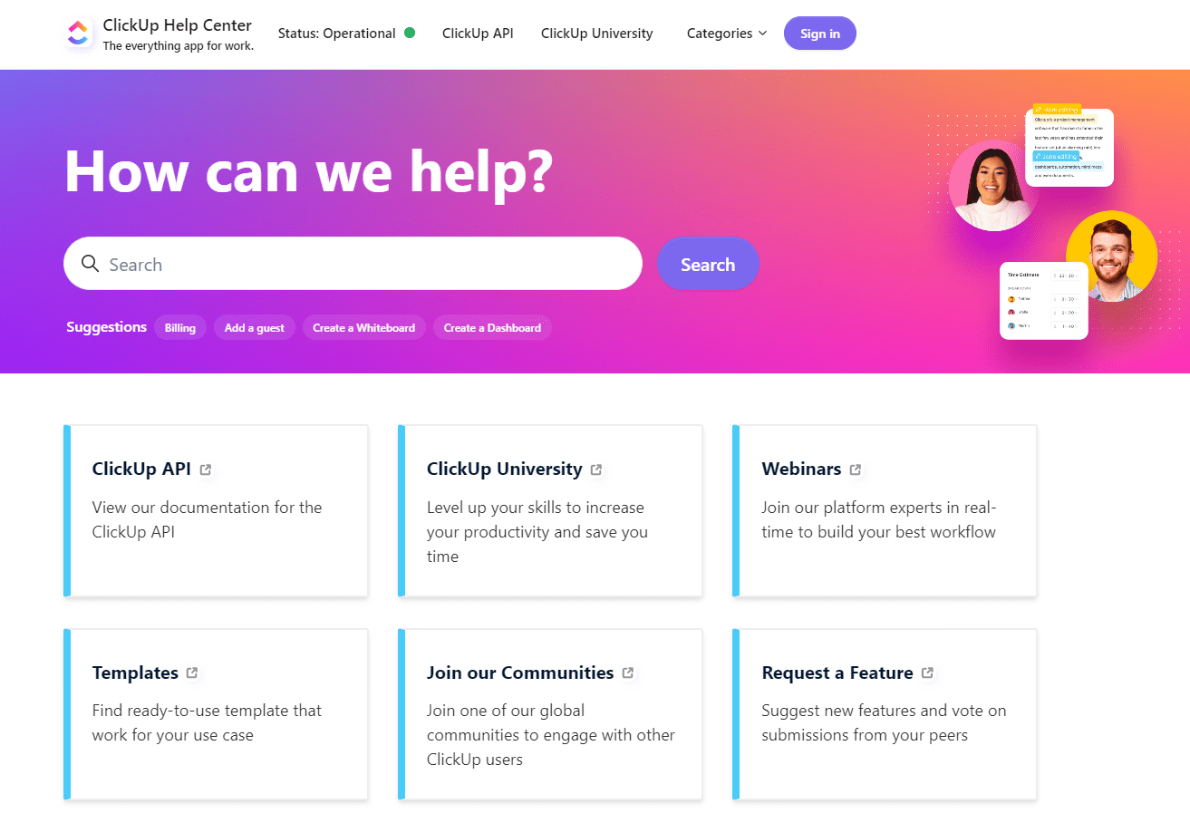 ClickUp Help Center