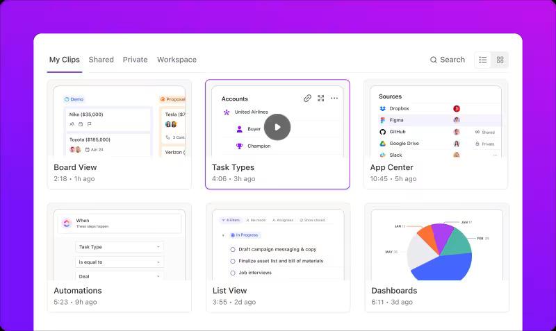 ClickUp’s Clips