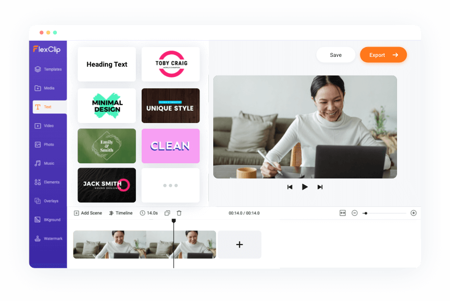 Flexclip video editor