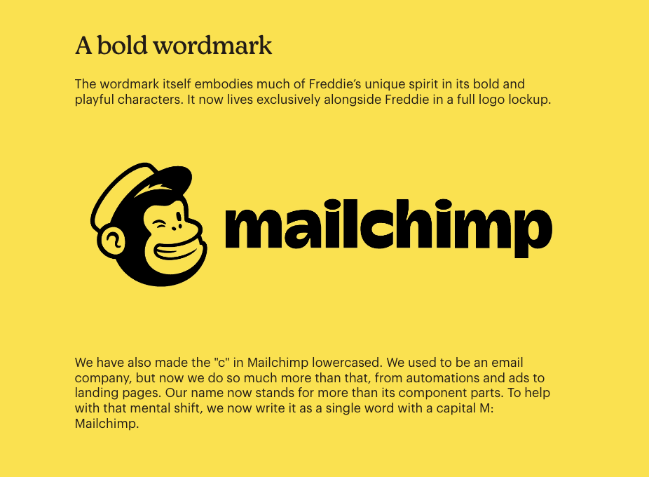 Logo dan perlengkapan merek Mailchimp