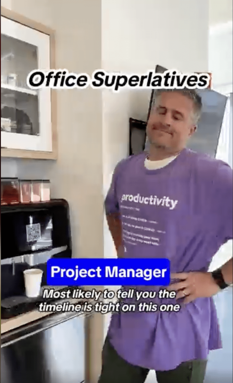 Project manager role meme