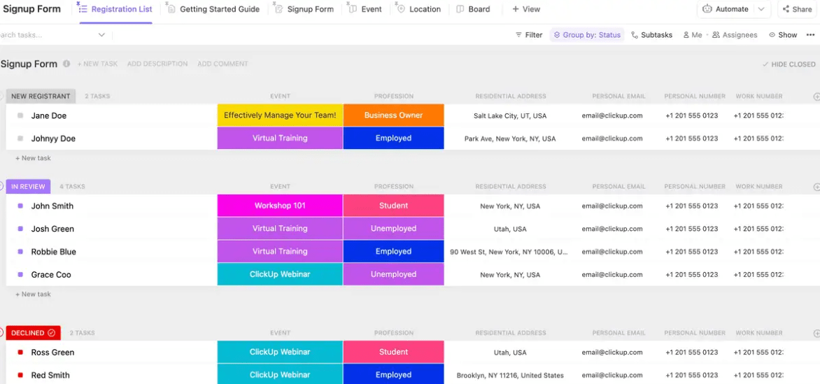 Restaurant Inventory Template