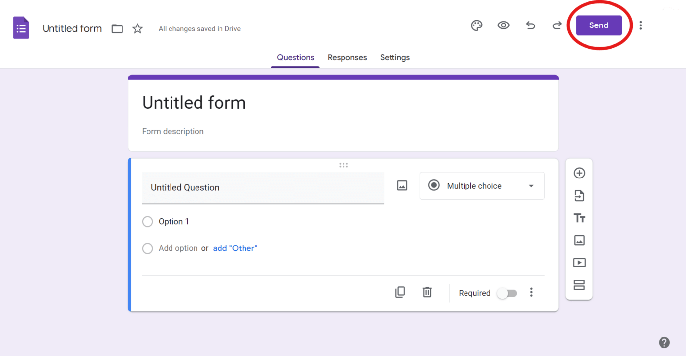 How to make a Google Form public