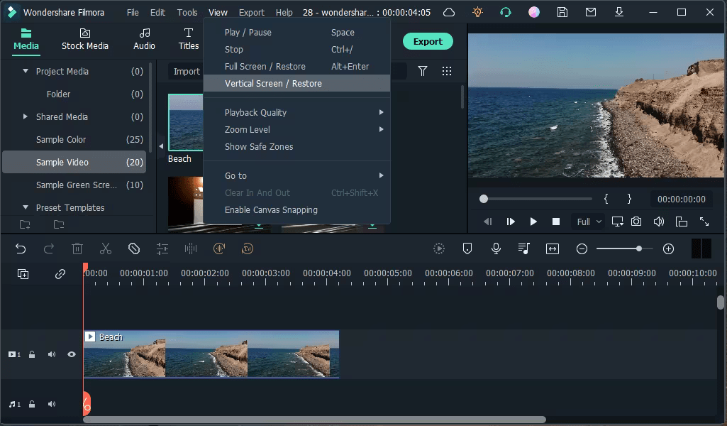 Wondershare Filmora video editor