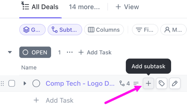 Create Subtask in Jira