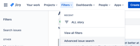 Menyaring masalah Atlassian