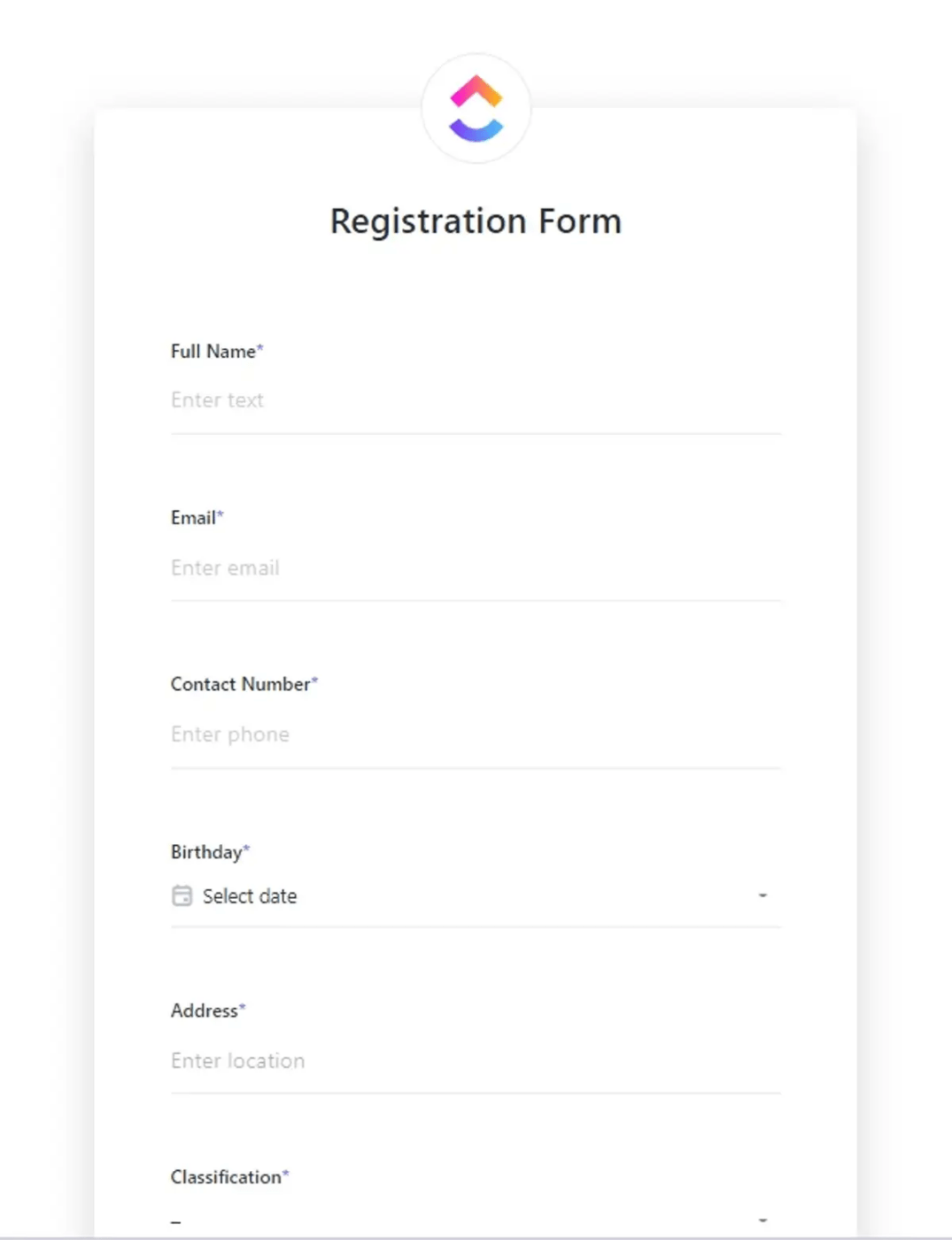 Free Formularze informacyjne dla pracowników szablony