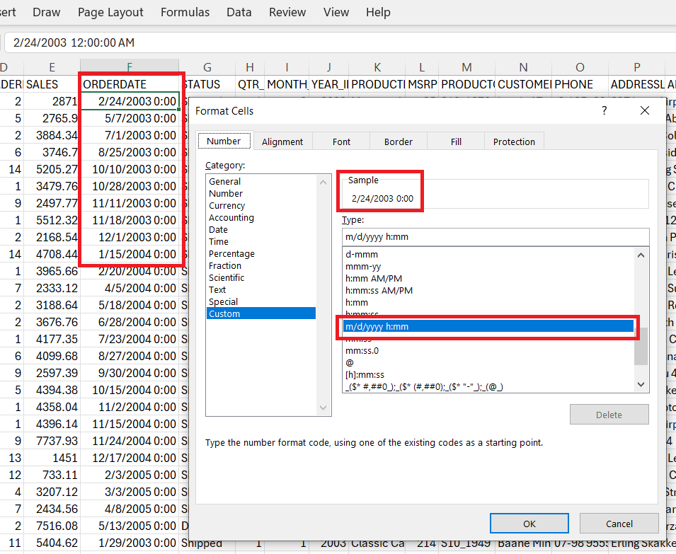 エクセルでデータを確認する