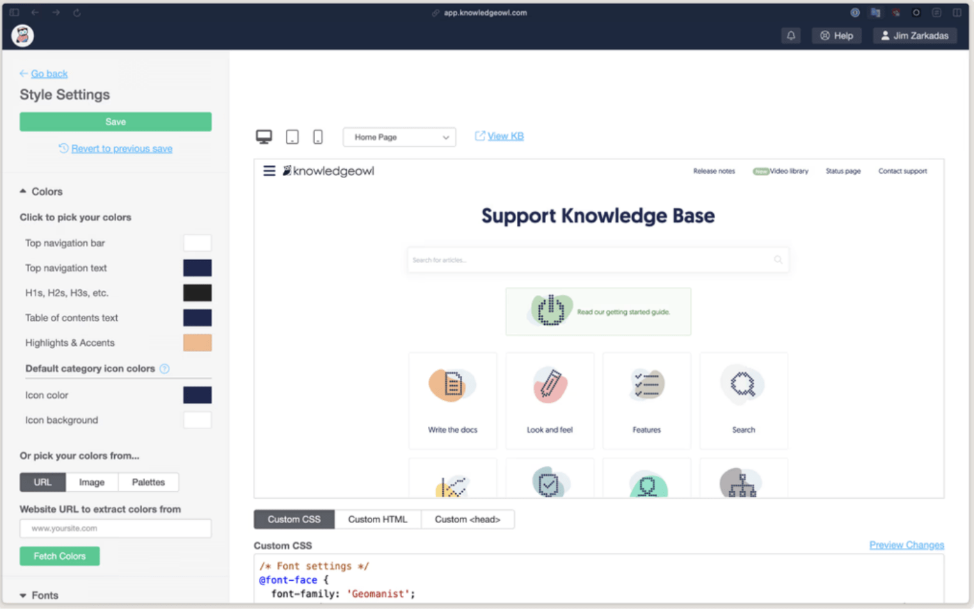 KnowledgeOwl은 특정 대상을 위한 좋은 SaaS 지식창고 소프트웨어입니다