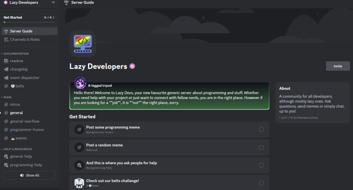 Lazy Developers 
