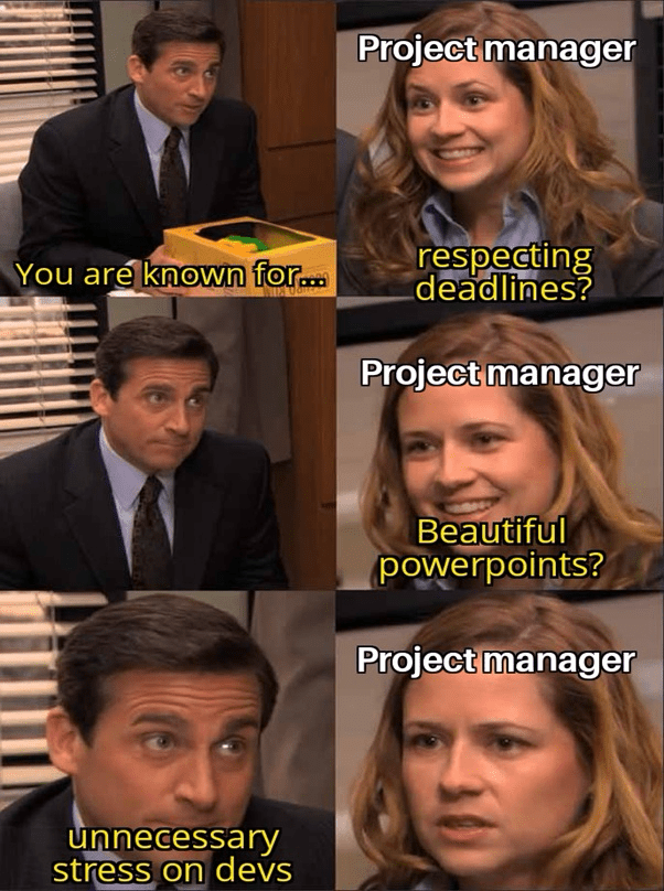 Project management appreciation