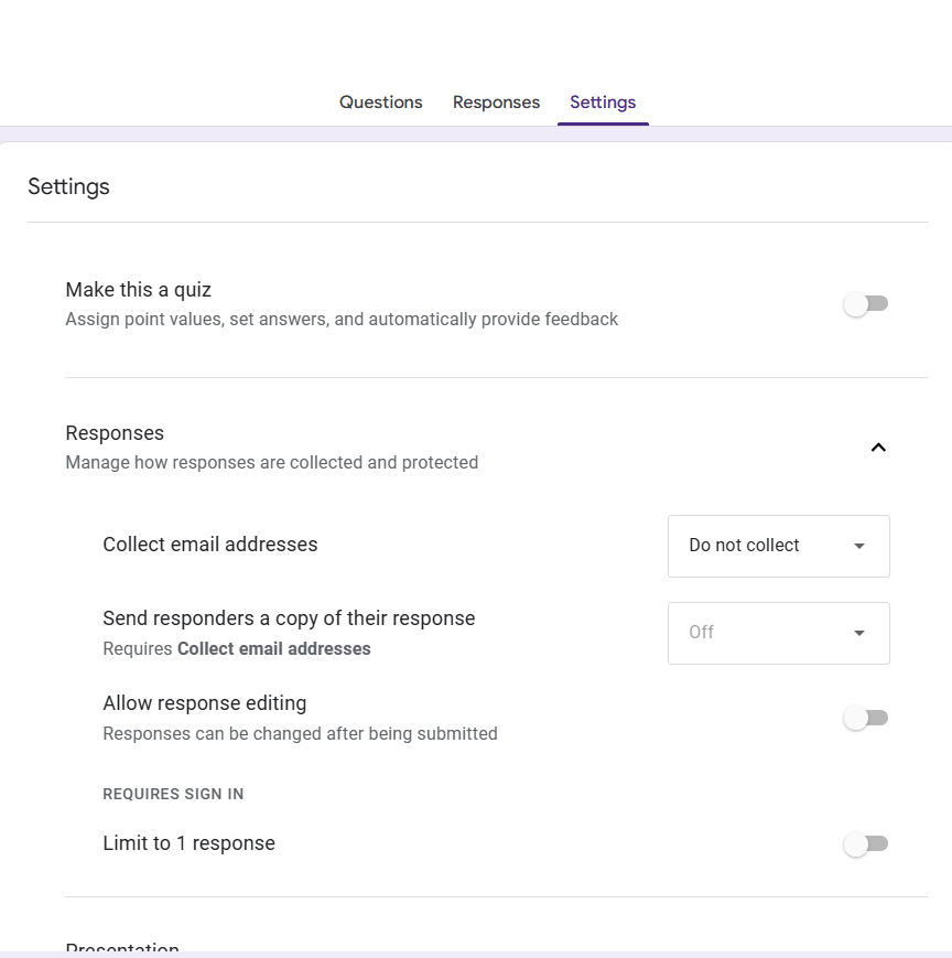 How to make a Google Form public