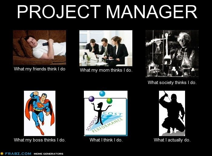 project manager perspectives meme