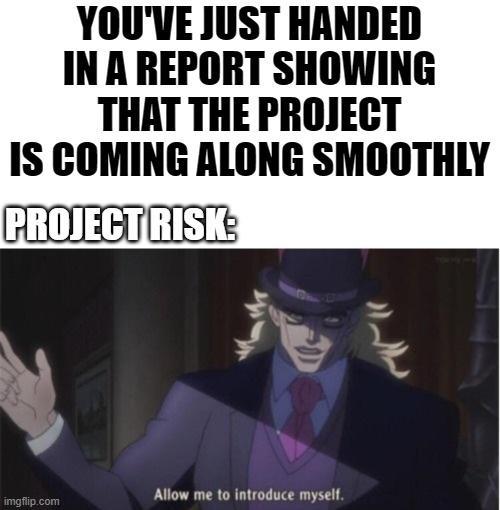 project risk meme