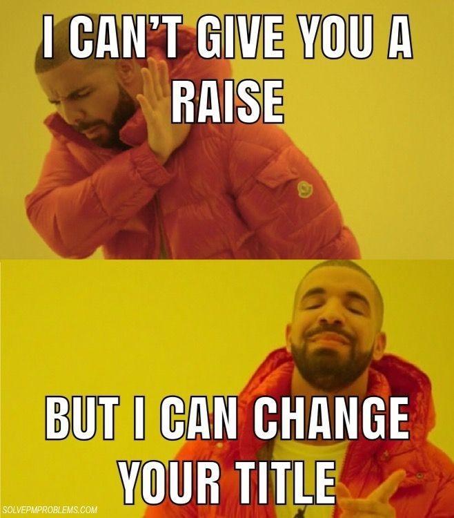 project manager title change meme