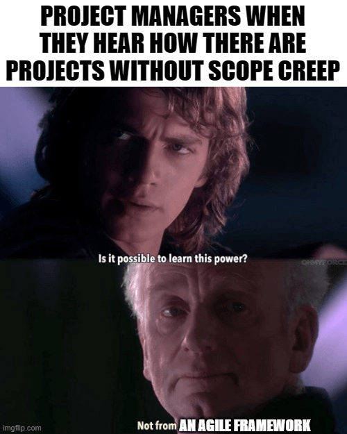 Project scope creep meme