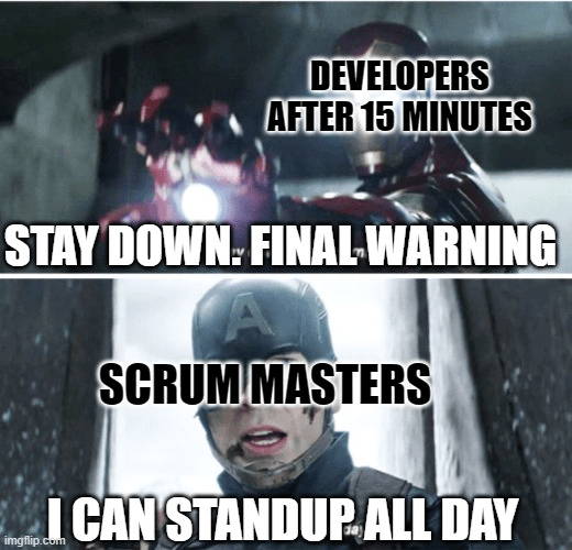 Scrum master meme