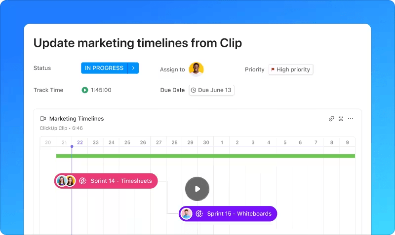 Transforma los Clips de ClickUp en tareas sin esfuerzo