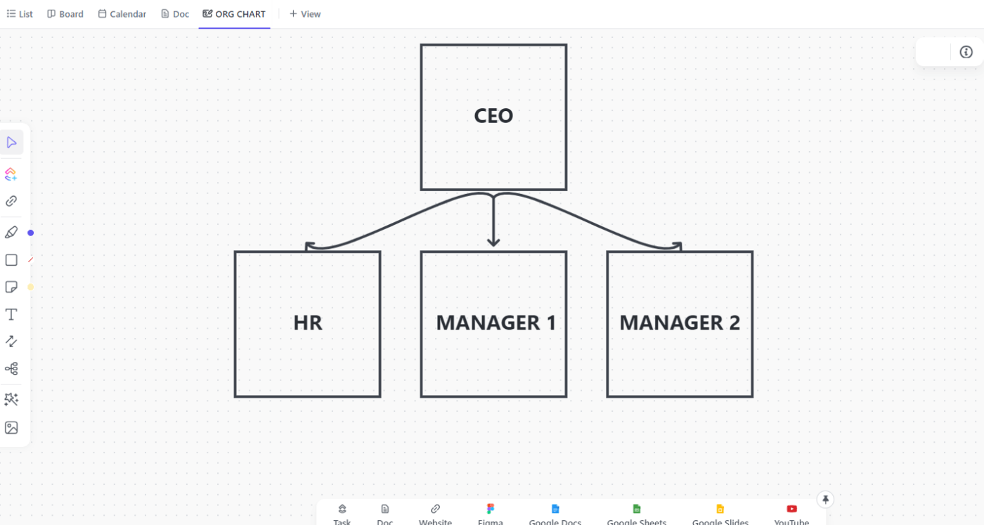 Tekst toevoegen in ClickUp Whiteboards