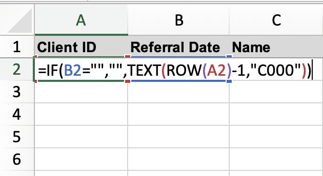 Hinzufügen einer Formel zu einer Zelle in MS Excel crm Tabellenkalkulation