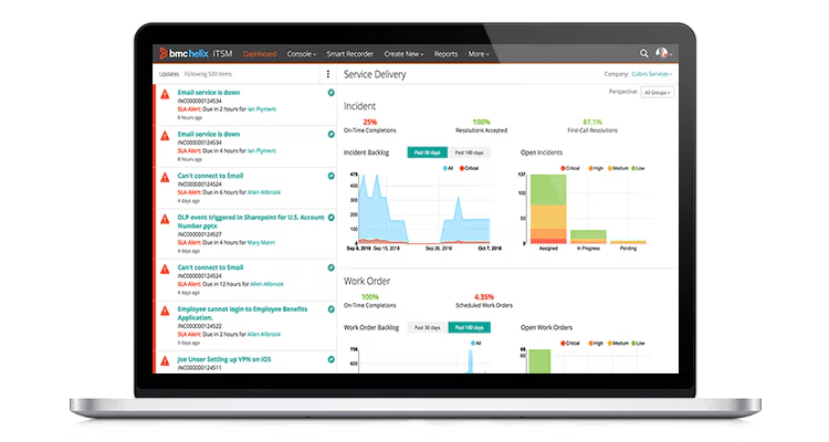 BMC Helix ITSM - Ferramentas de ITSM