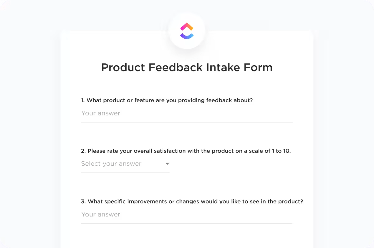 ClickUp Forms