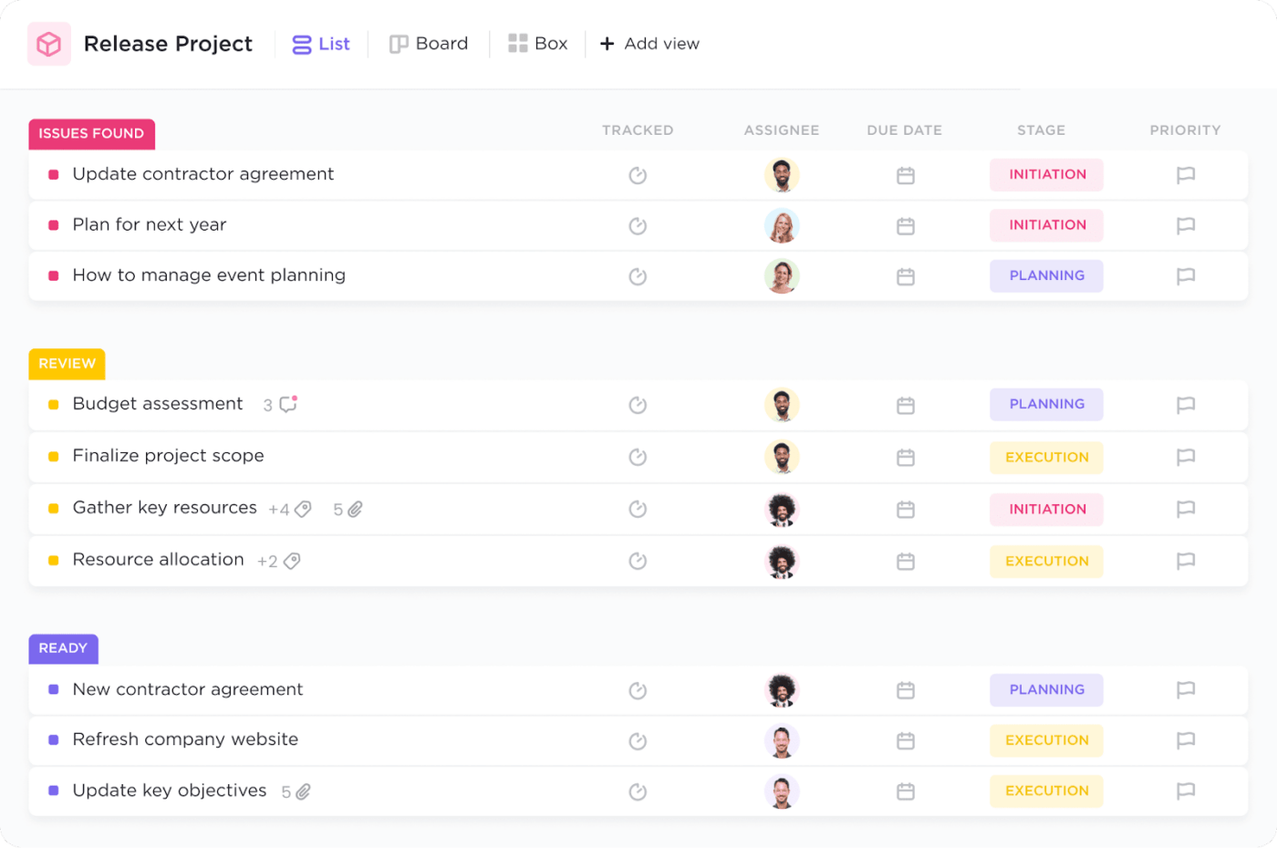 Keep track of what your teammates are achieving using ClickUp Tasks