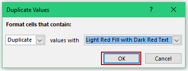 Conditional Formatting 