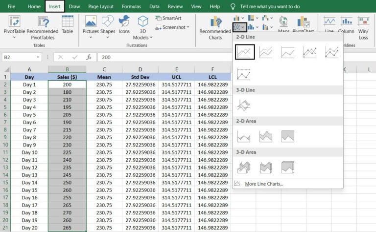 How to Create a Control Chart in Excel | Clickup