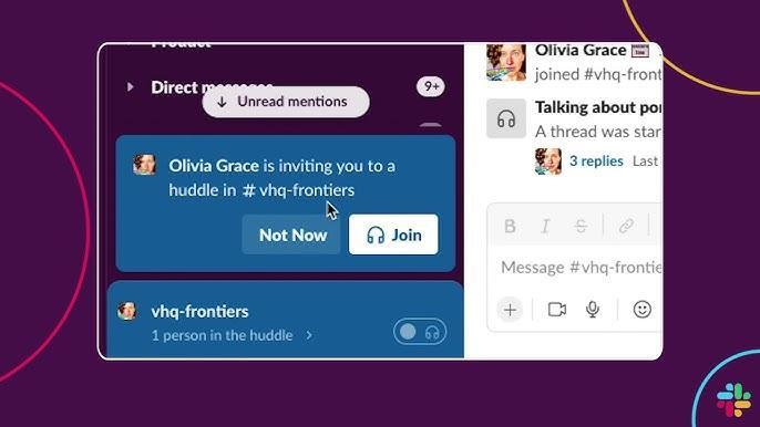 Cómo unirse a una reunión rápida en Slack